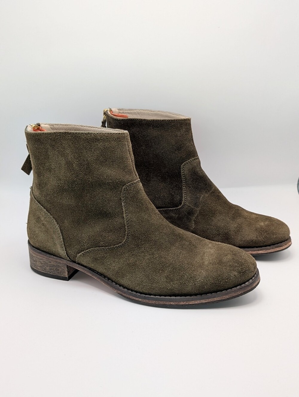 Boden Kingham Suede Ankle Boots Booties